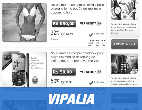 Vipalia – sistema de compra coletiva Vipalia – sistema de compra coletiva