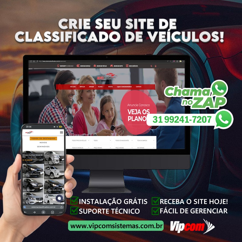Criar um Site de classificados de veículos