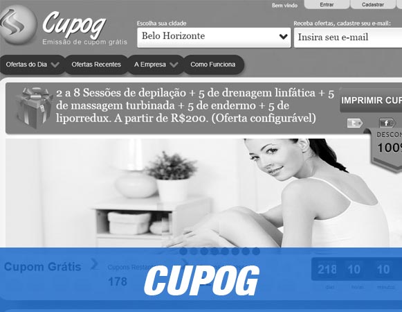 criar um site de emissão de cupons grátis