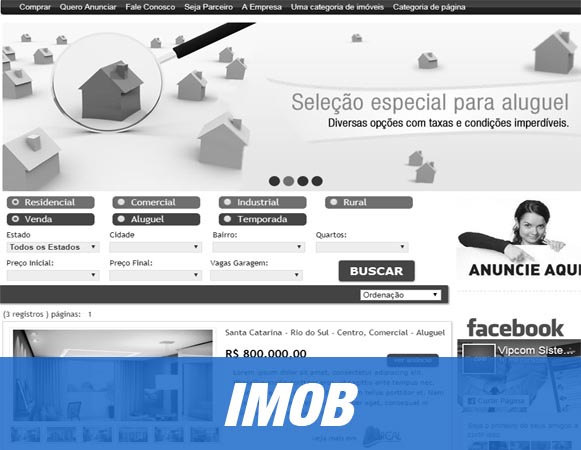 Script para construtoras e classificados de imóveis