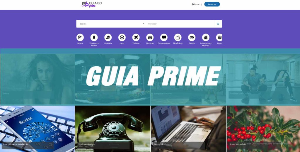 criar site guiacomercial online