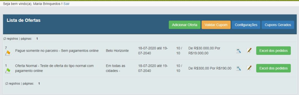 ofertas De compra coletiva, lançamentos Venha Fazer seu Site