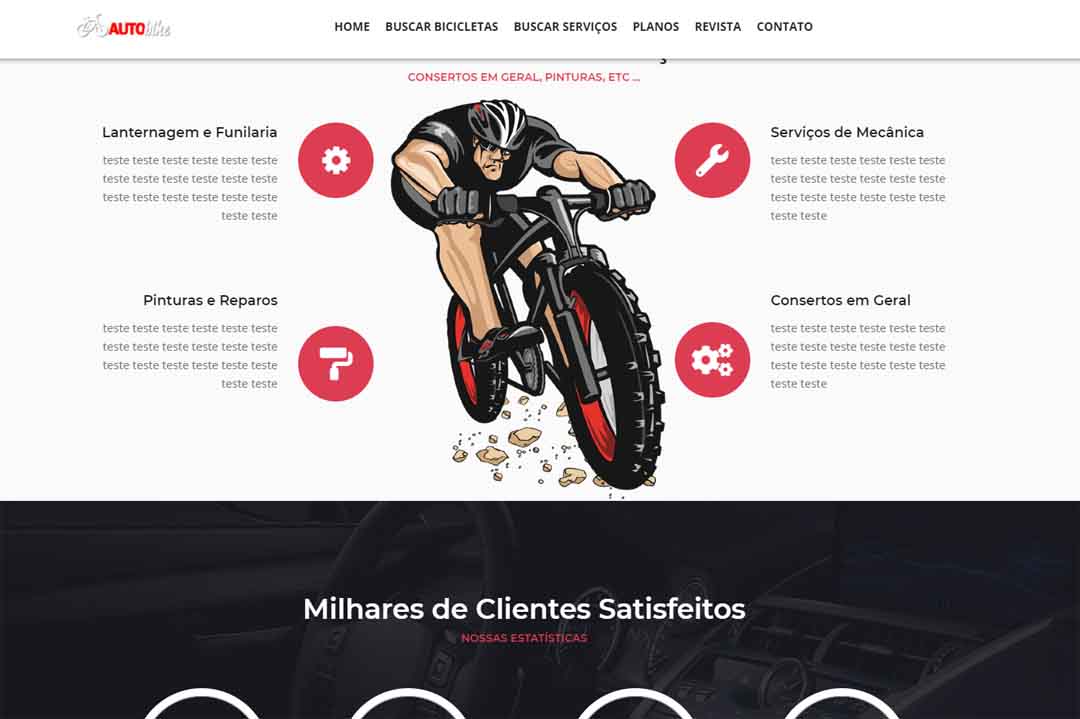 criar site para lojas de bicicletas Bicicleta, lançamentos, Outros scripts, Script de Classificados Venha Fazer seu Site