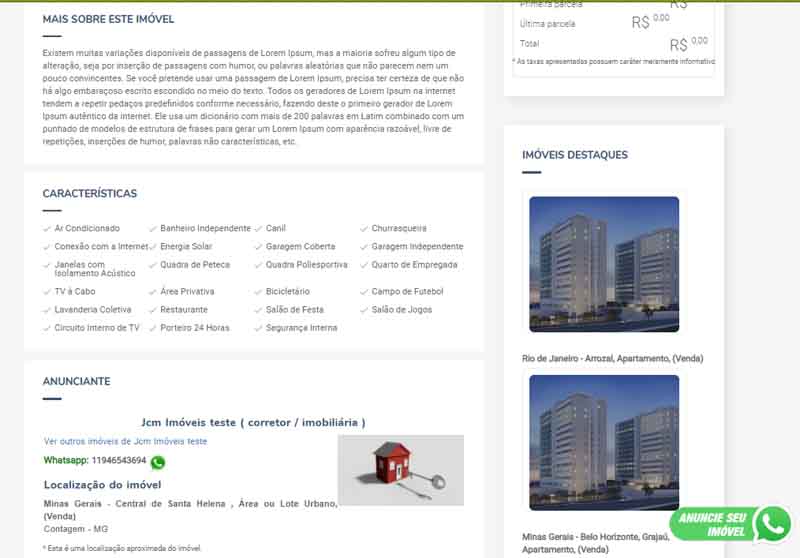 script php imobiliaria 