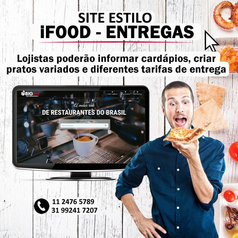 Site inspirado no ifood